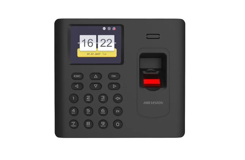 جهاز حضور وانصراف ببصمة الإصبع والبطاقة Hikvision DS-K1A802AMF-B