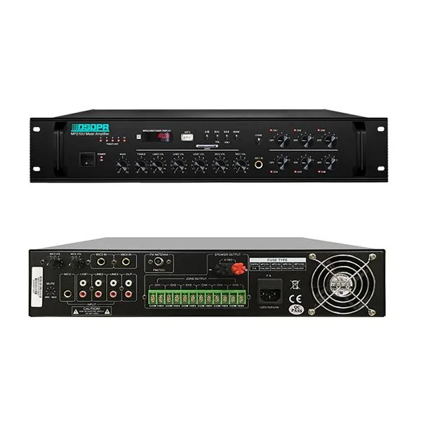 MP1010U 350W 6-Zone Paging & Music Mixer Amplifier