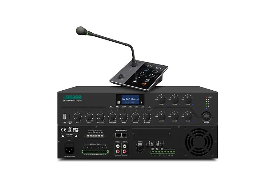 DMA6500U 500W 6-Zone Digital Mixer Amplifier