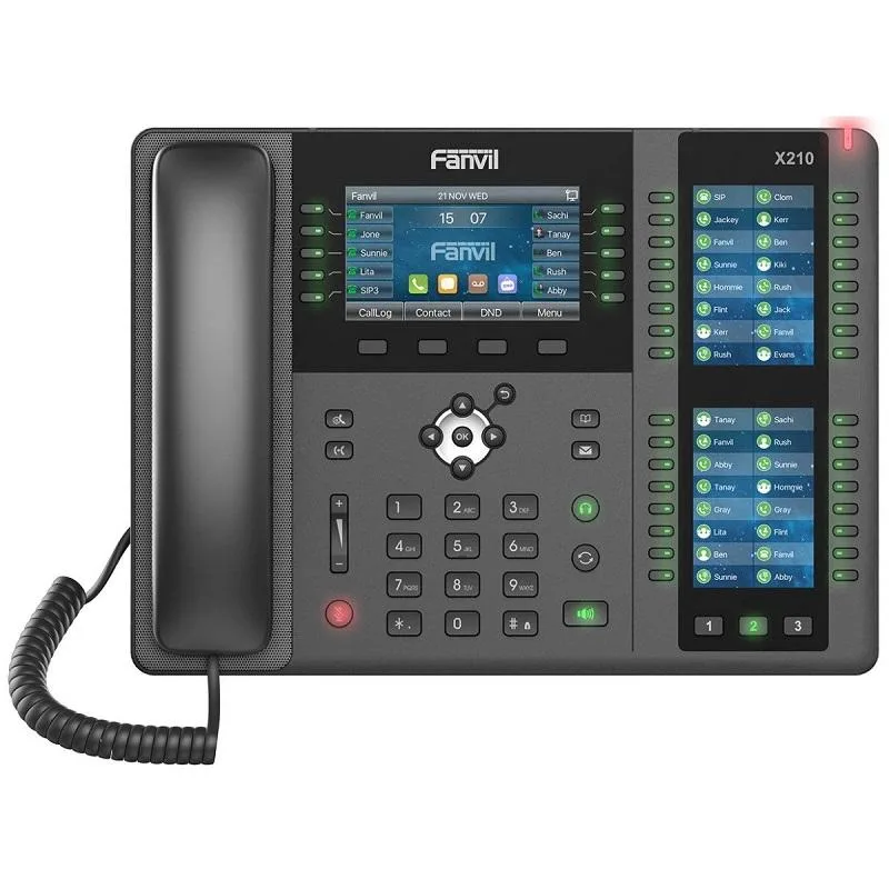 هاتف IP مؤسسي متقدم Fanvil X210